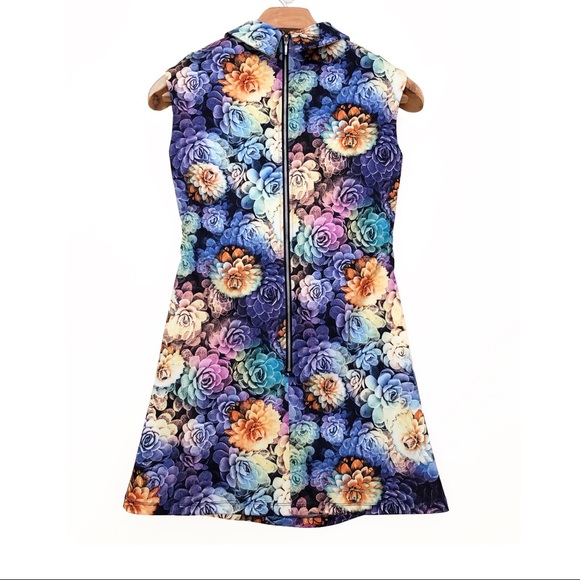 ASOS Paper Dolls Colorful Floral Mini Party Dress - Picture 4 of 4